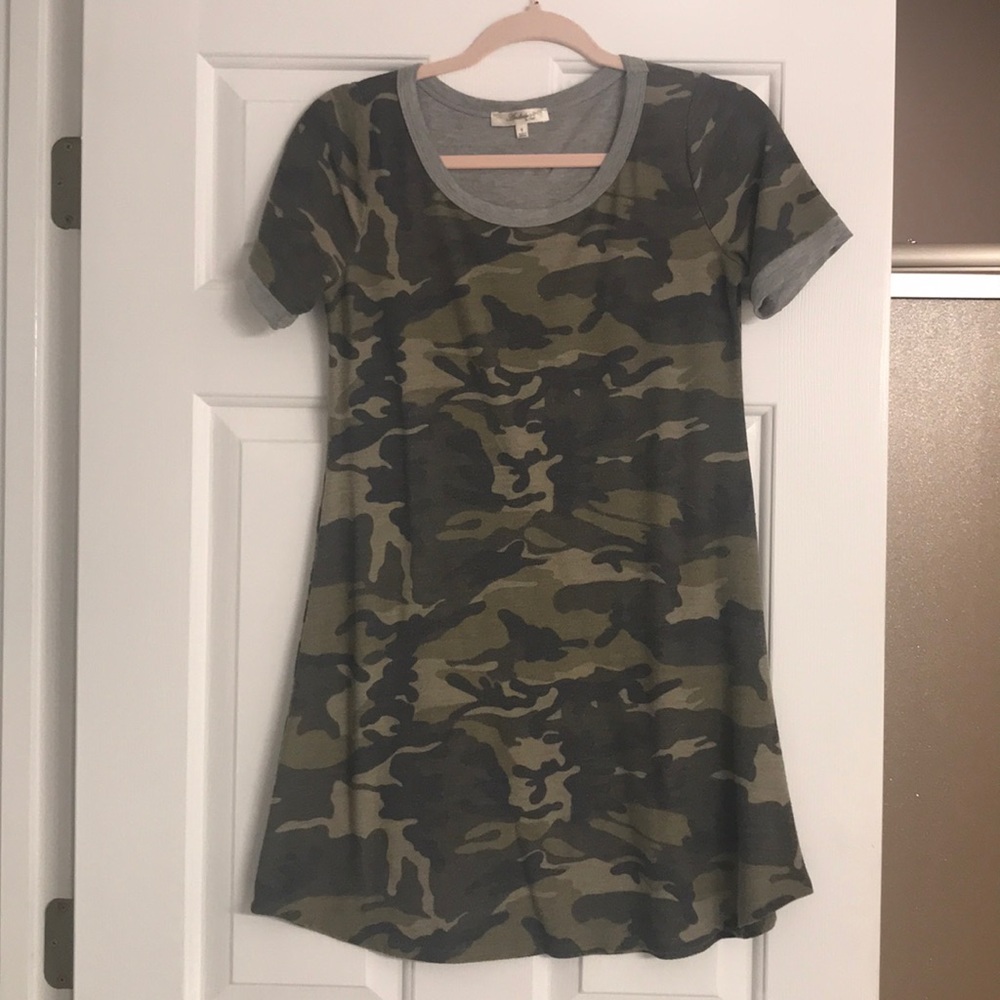 SOLD Boutique Camo Dress
